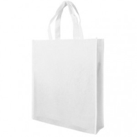 White Non Woven Poypropylene Carrier Bag