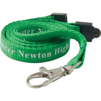 Custom Lanyard in Flat Polyester - 10mm