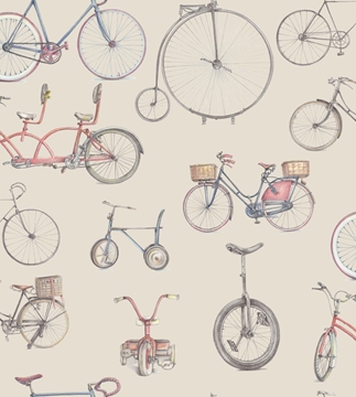 Lets Go For A Bike Ride, EW8674/2 Wallpaper