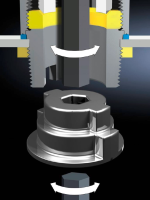 Assembly tool for HD cable glands