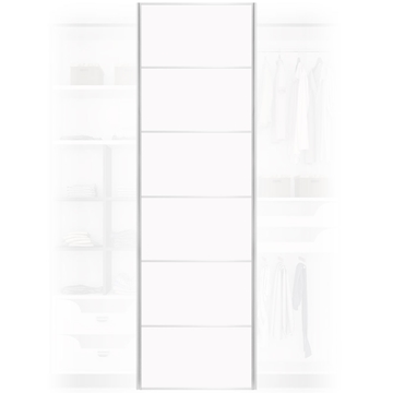 Solid White Wardrobe Door