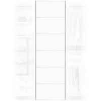Quality XXL Solid White Wardrobe Door 650x2400mm For Home DIY