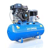 Hyundai 200L Litre Air Compressor, Twin Cylinder Belt Drive - 29CFM, 14HP - HY140200PES