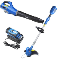 Hyundai HYB60LI 60v Lithium-ion Battery Leaf Blower & Hyundai HYTR60LI-BARE 60v Grass Trimmer Bundle