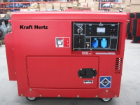 KH6600D 6 Kva Diesel Generator Kraft Hertz Super Silent