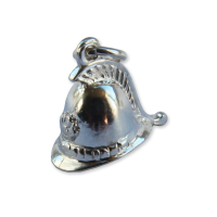  925 Sterling Silver London Policeman's Helmet Charm 1.7g