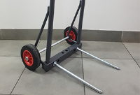 Compact Baler Trolley For Distribution Depots With Restricted Ceiling Height