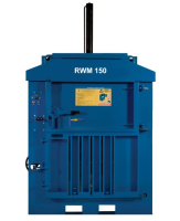 RWM 150 Mid-Range Waste Balers For Distribution Depots With Restricted Ceiling Height