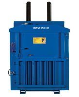 RWM 550 Heavy Duty Waste Balers For Distribution Depots With Restricted Ceiling Height