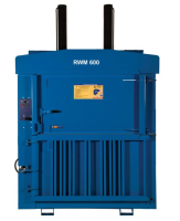 RWM 600 Mill Size Waste Balers For Distribution Depots With Restricted Ceiling Height