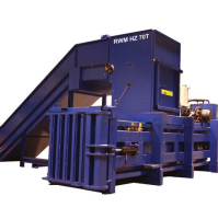 RWM HZ70 Horizontal Waste Balers For Distribution Depots With Restricted Ceiling Height