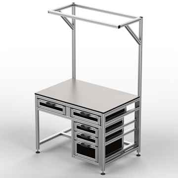 Modular Industrial Workstation For The Automotive Industry