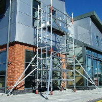 Aluminium Access Staircase Towers In South London