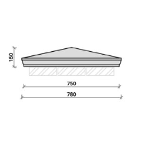 PC3010 Moulded Apex Pier Cap