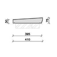 CS36 Moulded Once Weathered Coping Stone