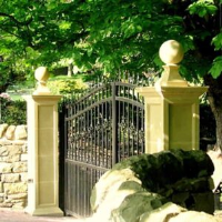 GPT Tuscan Gate Pillar with FN2 Ball and Base