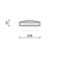 PC1040 Plain Apex Pier Cap