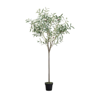 Realistic Artificial Green Olive Tree Plant in Pot 172cm Tall
