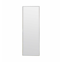 Large Modern Champagne Gold Rectangular Thin Frame Leaner Wall Mirror 170 x 50cm