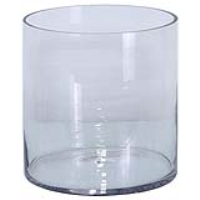 Value Clear 25cm Cylinder Glass Vase