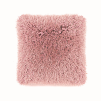 Origins Extravagance Square Polyester Tufted Scatter Cushion in Rose Pink 43x43cm