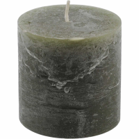 Nov Promo Libra Rustica Green Pillar Candle 10x10cm
