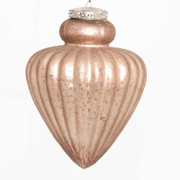 The Noel Collection Venus Fluted Teardrop Bauble