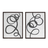 Whirl Framed Art Set of 2