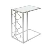 Value Moroccan Glass Silver Sofa Table