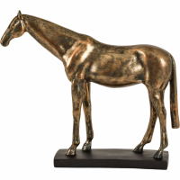 Drambuie Bronze Resin Horse Sculpture Head Up