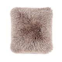 Origins Extravagance Square Polyester Tufted Scatter Cushion in Mink 43x43cm
