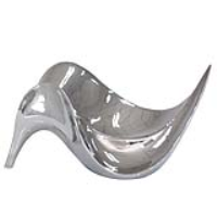 Silver Leaf Abstract Dish
