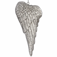 Silver Wing Hanging Ornament