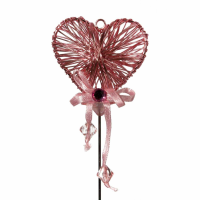 Pink Metal Heart