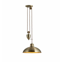 Pendant Light Antique Brass