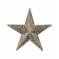 Textured Star Bronze Small