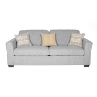 Braemar 3 Seater Lemon Grey Standard Back (Nett)