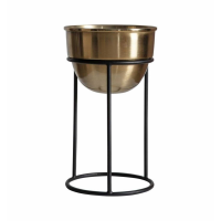 Planter Large Black Gold