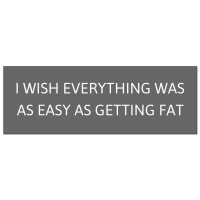 I Wish Everything Was As Easy Silver Foil Plaque