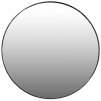 MTO Knightsbridge Round Mirror Dark Bronze Finish 80cm diameter