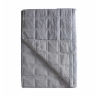 Cotton Bedspread Grey