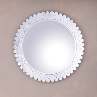 Modern Venetian Modern Round Mirror