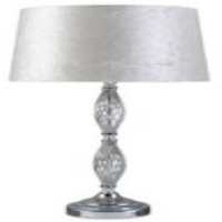 Value Wire Ball Table Lamp With Ivory Shade