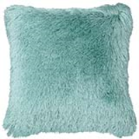 Value Unfilled Mint Green Fluffy Cushion