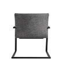 Diamond Stitch Carver Chair Grey