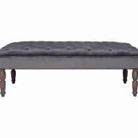 Knightsbridge Button Pressed Ottoman