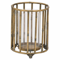 Metallic Bamboo Lantern