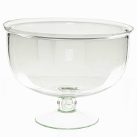 The Noel Collection Smoked Midnight Footed Bowl