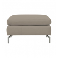 Modern Style Sabino Pebble Faux Leather Upholstered Living Room Square Footstool 50x85cm