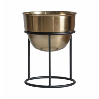Planter Small Black Gold